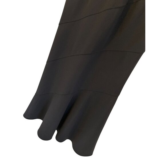 Theory Diagonal Drape Dress Cocktail Business Preppy Old Money Sz 2 - Picture 14 of 14